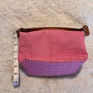 COACH pink Y2K mini purse